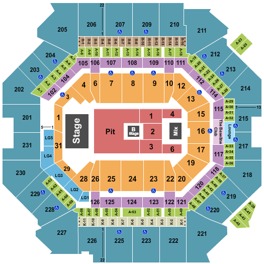 Barclays Center Nine Inch Nails Seating Chart